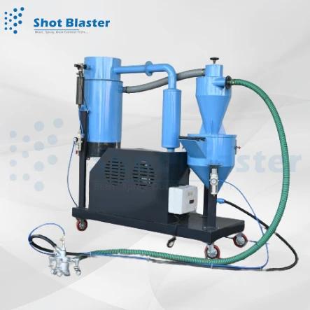 Dustless blasting machine engineering setup
